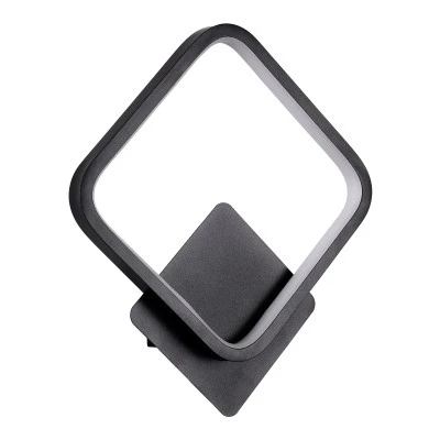 Μοντέρνα απλίκα τοίχου LED kelvo® LENA 12W 1440lm 300° AC 220-240V IP20 ρυθμιζόμενο λευκό CCT με εναλλαγή χρωμάτων 2700K/4500K/6000K μαύρο ματ 25x5.5x29.5cm