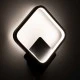 Μοντέρνα απλίκα τοίχου LED kelvo® LENA 12W 1440lm 300° AC 220-240V IP20 ρυθμιζόμενο λευκό CCT με εναλλαγή χρωμάτων 2700K/4500K/6000K μαύρο ματ 25x5.5x29.5cm