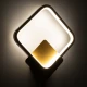 Μοντέρνα επιτοίχια απλίκα LED kelvo® LENA 12W 1440lm 300° AC 220-240V IP20 ρυθμιζόμενο λευκό CCT με εναλλαγή χρωμάτων 2700K/4500K/6000K χρυσό βούρτσας 25x5.5x29.5cm