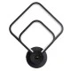 Επιτοίχια απλίκα LED kelvo® ANNA 15W 1800lm 300° AC 220-240V IP20 ρυθμιζόμενο λευκό CCT με εναλλαγή χρωμάτων μαύρο ματ 25x8x30cm