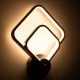 Επιτοίχια απλίκα LED kelvo® ANNA 15W 1800lm 300° AC 220-240V IP20 ρυθμιζόμενο λευκό CCT με εναλλαγή χρωμάτων μαύρο ματ 25x8x30cm