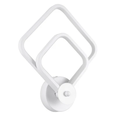 Μοντέρνα απλίκα LED τοίχου kelvo® ANNA 15W 1800lm 300° AC 220-240V IP20 ρυθμιζόμενο λευκό CCT με εναλλαγή χρωμάτων 2700K/4500K/6000K λευκό ματ 25x8x30cm