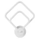 Μοντέρνα απλίκα LED τοίχου kelvo® ANNA 15W 1800lm 300° AC 220-240V IP20 ρυθμιζόμενο λευκό CCT με εναλλαγή χρωμάτων 2700K/4500K/6000K λευκό ματ 25x8x30cm