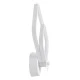 Μοντέρνα απλίκα LED τοίχου kelvo® ANNA 15W 1800lm 300° AC 220-240V IP20 ρυθμιζόμενο λευκό CCT με εναλλαγή χρωμάτων 2700K/4500K/6000K λευκό ματ 25x8x30cm
