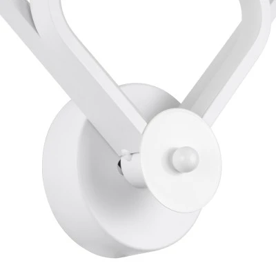Μοντέρνα απλίκα LED τοίχου kelvo® ANNA 15W 1800lm 300° AC 220-240V IP20 ρυθμιζόμενο λευκό CCT με εναλλαγή χρωμάτων 2700K/4500K/6000K λευκό ματ 25x8x30cm