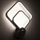 Μοντέρνα απλίκα LED τοίχου kelvo® ANNA 15W 1800lm 300° AC 220-240V IP20 ρυθμιζόμενο λευκό CCT με εναλλαγή χρωμάτων 2700K/4500K/6000K λευκό ματ 25x8x30cm