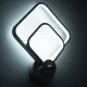 Μοντέρνα απλίκα LED τοίχου kelvo® ANNA 15W 1800lm 300° AC 220-240V IP20 ρυθμιζόμενο λευκό CCT με εναλλαγή χρωμάτων 2700K/4500K/6000K λευκό ματ 25x8x30cm