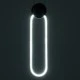 GloboStar® ILDI 61088 Κρεμαστό Φωτιστικό Οροφής Design LED CCT 12W 1440lm 300° AC 220-240V - Εναλλαγή Φωτισμού μέσω Διακόπτη On/Off All In One Ψυχρό 6000k+Φυσικό 4500k+Θερμό 2700k Μ10 x Π2.3 x Υ38cm - Μαύρο
