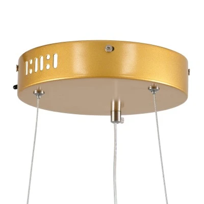 Κρεμαστό Φωτιστικό LED Κύκλος 30W 3513lm CCT Dimmable Φ40cm – Χρυσό με Εφέ Διαμαντιού, Τηλεχειριστήριο, 360° Κρεμαστό Φωτιστικό LED Κύκλος 30W 3513lm CCT Dimmable Φ40cm – Χρυσό με Εφέ Διαμαντιού, Τηλεχειριστήριο, 360°