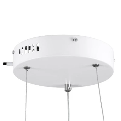 GloboStar® NEMESIS 61153 Κρεμαστό Φωτιστικό Δαχτυλίδι-Κύκλος LED CCT 20W 2356lm 360° AC 220-240V - Εναλλαγή Φωτισμού μέσω Τηλεχειριστηρίου All In One Ψυχρό 6000k+Φυσικό 4500k+Θερμό 2700k Dimmable Φ25cm - Λευκό - 3 Years Warranty