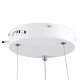 GloboStar® NEMESIS 61153 Κρεμαστό Φωτιστικό Δαχτυλίδι-Κύκλος LED CCT 20W 2356lm 360° AC 220-240V - Εναλλαγή Φωτισμού μέσω Τηλεχειριστηρίου All In One Ψυχρό 6000k+Φυσικό 4500k+Θερμό 2700k Dimmable Φ25cm - Λευκό - 3 Years Warranty