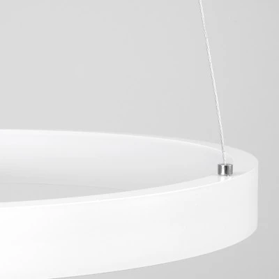 Κρεμαστό Φωτιστικό NEMESIS Δαχτυλίδι-Κύκλος LED CCT 30W 3513lm 360° AC 220-240V - Εναλλαγή Φωτισμού μέσω Τηλεχειριστηρίου All In One -Dimmable Φ40cm - Λευκό GloboStar® NEMESIS 61156 Κρεμαστό Φωτιστικό Δαχτυλίδι-Κύκλος LED CCT 30W 3513lm 360° AC 220-240V - Εναλλαγή Φωτισμού μέσω Τηλεχειριστηρίου All In One Ψυχρό 6000k+Φυσικό 4500k+Θερμό 2700k Dimmable Φ40cm - Λευκό - 3 Years Warranty