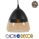 Vintage Κρεμαστό Φωτιστικό OLIVER Μονόφωτο 1 x E27 Μαύρο Μεταλλικό με Γυαλί Καμπάνα Φ20 x Y21cm GloboStar® OLIVER 10001231 Vintage Κρεμαστό Φωτιστικό Οροφής Μονόφωτο 1 x E27 Μαύρο Μεταλλικό με Γυαλί Καμπάνα Φ20 x Y21cm