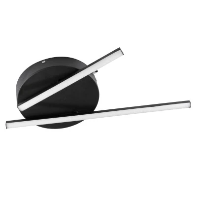 GloboStar® DRACO 61091 Φωτιστικό Οροφής Γραμμικό Linear Design LED CCT 36W 4428lm 120° AC 220-240V - Εναλλαγή Φωτισμού μέσω Τηλεχειριστηρίου All In One Ψυχρό 6000k+Φυσικό 4500k+Θερμό 2700k Dimmable Φ50 x Υ6cm - Μαύρο - 3 Years Warranty