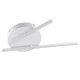 GloboStar® DRACO 61092 Φωτιστικό Οροφής Γραμμικό Linear Design LED CCT 36W 4428lm 120° AC 220-240V - Εναλλαγή Φωτισμού μέσω Τηλεχειριστηρίου All In One Ψυχρό 6000k+Φυσικό 4500k+Θερμό 2700k Dimmable Φ50 x Υ6cm - Λευκό - 3 Years Warranty