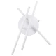 Μοντέρνο τρίφωτο φωτιστικό οροφής DRACO LED 45W 5535lm AC 220-240V ρυθμιζόμενο λευκό CCT με χειριστήριο IP20 λευκό ματ 50x50x11cm