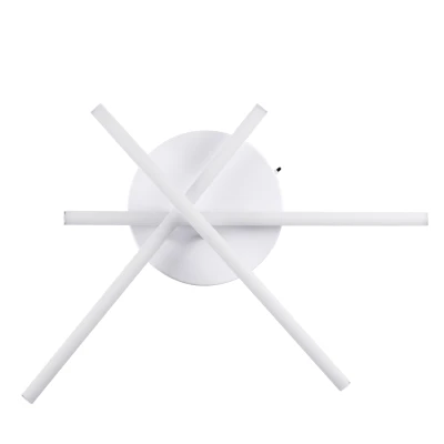 Μοντέρνο τρίφωτο φωτιστικό οροφής DRACO LED 45W 5535lm AC 220-240V ρυθμιζόμενο λευκό CCT με χειριστήριο IP20 λευκό ματ 50x50x11cm