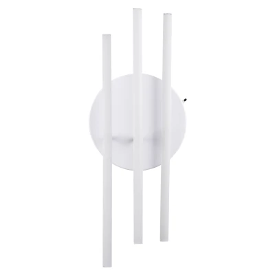 Μοντέρνο τρίφωτο φωτιστικό οροφής DRACO LED 45W 5535lm AC 220-240V ρυθμιζόμενο λευκό CCT με χειριστήριο IP20 λευκό ματ 50x50x11cm