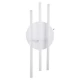 Μοντέρνο τρίφωτο φωτιστικό οροφής DRACO LED 45W 5535lm AC 220-240V ρυθμιζόμενο λευκό CCT με χειριστήριο IP20 λευκό ματ 50x50x11cm