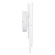 Μοντέρνο τρίφωτο φωτιστικό οροφής DRACO LED 45W 5535lm AC 220-240V ρυθμιζόμενο λευκό CCT με χειριστήριο IP20 λευκό ματ 50x50x11cm