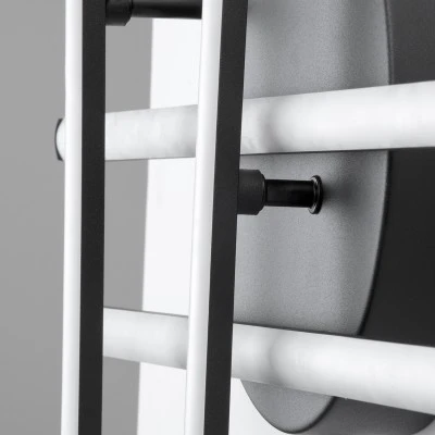 GloboStar® DRACO 61095 Φωτιστικό Οροφής Γραμμικό Linear Design LED CCT 60W 7380lm 120° AC 220-240V - Εναλλαγή Φωτισμού μέσω Τηλεχειριστηρίου All In One Ψυχρό 6000k+Φυσικό 4500k+Θερμό 2700k Dimmable Φ60 x Υ11cm - Μαύρο - 3 Years Warranty