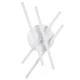 GloboStar® DRACO 61096 Φωτιστικό Οροφής Γραμμικό Linear Design LED CCT 60W 7380lm 120° AC 220-240V - Εναλλαγή Φωτισμού μέσω Τηλεχειριστηρίου All In One Ψυχρό 6000k+Φυσικό 4500k+Θερμό 2700k Dimmable Φ60 x Υ11cm - Λευκό - 3 Years Warranty