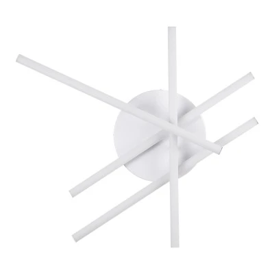 GloboStar® DRACO 61096 Φωτιστικό Οροφής Γραμμικό Linear Design LED CCT 60W 7380lm 120° AC 220-240V - Εναλλαγή Φωτισμού μέσω Τηλεχειριστηρίου All In One Ψυχρό 6000k+Φυσικό 4500k+Θερμό 2700k Dimmable Φ60 x Υ11cm - Λευκό - 3 Years Warranty