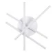 GloboStar® DRACO 61096 Φωτιστικό Οροφής Γραμμικό Linear Design LED CCT 60W 7380lm 120° AC 220-240V - Εναλλαγή Φωτισμού μέσω Τηλεχειριστηρίου All In One Ψυχρό 6000k+Φυσικό 4500k+Θερμό 2700k Dimmable Φ60 x Υ11cm - Λευκό - 3 Years Warranty