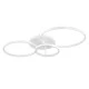 GloboStar® NEMESIS 61109 Φωτιστικό Οροφής Δαχτυλίδι-Κύκλος LED CCT 98W 11858lm 360° AC 220-240V - Εναλλαγή Φωτισμού μέσω Τηλεχειριστηρίου All In One Ψυχρό 6000k+Φυσικό 4500k+Θερμό 2700k Dimmable Φ25+35+45cm+BackLight - Λευκό - 3 Years Warranty