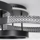 Μοντέρνο φωτιστικό οροφής κύκλοι LED CCT 100W 12123LM 360° δέσμη αυξομειούμενο μέσω τηλεχειριστηρίου εναλλαγή φωτισμού All In One ,μαύρο ακρυλικό κάλυμμα Φ30+40+50CM GloboStar® DIAMOND 61114 Φωτιστικό Οροφής Δαχτυλίδι-Κύκλος LED CCT 100W 12123lm 360° AC 220-240V - Εναλλαγή Φωτισμού μέσω Τηλεχειριστηρίου All In One Ψυχρό 6000k+Φυσικό 4500k+Θερμό 2700k Dimmable Φ30+40+50cm+BackLight - Μαύρο - 3 Years Warranty