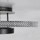 Μοντέρνο φωτιστικό οροφής κύκλοι LED CCT 100W 12123LM 360° δέσμη αυξομειούμενο μέσω τηλεχειριστηρίου εναλλαγή φωτισμού All In One ,μαύρο ακρυλικό κάλυμμα Φ30+40+50CM GloboStar® DIAMOND 61114 Φωτιστικό Οροφής Δαχτυλίδι-Κύκλος LED CCT 100W 12123lm 360° AC 220-240V - Εναλλαγή Φωτισμού μέσω Τηλεχειριστηρίου All In One Ψυχρό 6000k+Φυσικό 4500k+Θερμό 2700k Dimmable Φ30+40+50cm+BackLight - Μαύρο - 3 Years Warranty