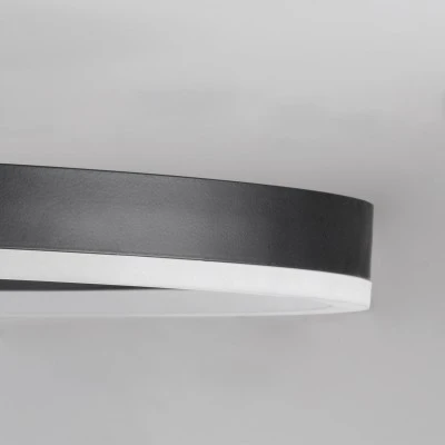 Φωτιστικό οροφής VENOM δαχτυλίδι LED CCT 45W 5445lm 360° AC 220-240V με τηλεχειριστήριο All In One dimmable με backlight μαύρο L60xW40xH7.5cm GloboStar® VENOM 61117 Φωτιστικό Οροφής Δαχτυλίδι-Κύκλος LED CCT 45W 5445lm 360° AC 220-240V - Εναλλαγή Φωτισμού μέσω Τηλεχειριστηρίου All In One Ψυχρό 6000k+Φυσικό 4500k+Θερμό 2700k Dimmable Φ40cm+BackLight - Μαύρο - 3 Years Warranty