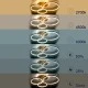 GloboStar® VENOM 61125 Φωτιστικό Οροφής Δαχτυλίδι-Κύκλος LED CCT 100W 12100lm 360° AC 220-240V - Εναλλαγή Φωτισμού μέσω Τηλεχειριστηρίου All In One Ψυχρό 6000k+Φυσικό 4500k+Θερμό 2700k Dimmable Φ25+30+40cm+BackLight - Χρυσό Βούρτσας - 3 Years Warranty