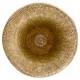 GloboStar® SAN TROPEZ 00674 Boho Κρεμαστό Φωτιστικό Ανάρτηση Μονόφωτο 1 x E27 IP20 Μπεζ Ξύλο - Μ80 x Π80 x Y28cm