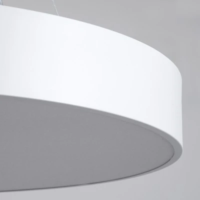 Κρεμαστή Πλαφονιέρα Οροφής LED BURTON CCT 75W 8625lm 120° AC 220-240V - Εναλλαγή Φωτισμού μέσω Τηλεχειριστηρίου All In One- Λευκό GloboStar® BURTON 61203-P Κρεμαστή Πλαφονιέρα Οροφής LED CCT 75W 8625lm 120° AC 220-240V - Εναλλαγή Φωτισμού μέσω Τηλεχειριστηρίου All In One Ψυχρό 6000k+Φυσικό 4500k+Θερμό 2700k Dimmable Φ60cm - Λευκό - 3 Years Warranty