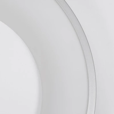 GloboStar® SALEM 61234 Πλαφονιέρα Οροφής Δαχτυλίδι-Κύκλος LED CCT 75W 8625lm 120° AC 220-240V - Εναλλαγή Φωτισμού μέσω Τηλεχειριστηρίου All In One Ψυχρό 6000k+Φυσικό 4500k+Θερμό 2700k Dimmable Φ45cm - Ασημί - 3 Years Warranty