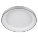 Πλαφονιέρα Οροφής Δαχτυλίδι-Κύκλος LED SALEM CCT 105W 12075lm 120° AC 220-240V - Εναλλαγή Φωτισμού μέσω Τηλεχειριστηρίου All In One- Ασημί GloboStar® SALEM 61238 Πλαφονιέρα Οροφής Δαχτυλίδι-Κύκλος LED CCT 105W 12075lm 120° AC 220-240V - Εναλλαγή Φωτισμού μέσω Τηλεχειριστηρίου All In One Ψυχρό 6000k+Φυσικό 4500k+Θερμό 2700k Dimmable Φ60cm - Ασημί - 3 Years Warranty