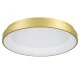 GloboStar® SALEM 61239 Πλαφονιέρα Οροφής Δαχτυλίδι-Κύκλος LED CCT 105W 12075lm 120° AC 220-240V - Εναλλαγή Φωτισμού μέσω Τηλεχειριστηρίου All In One Ψυχρό 6000k+Φυσικό 4500k+Θερμό 2700k Dimmable Φ60cm - Χρυσό Σαμπανιζέ - 3 Years Warranty