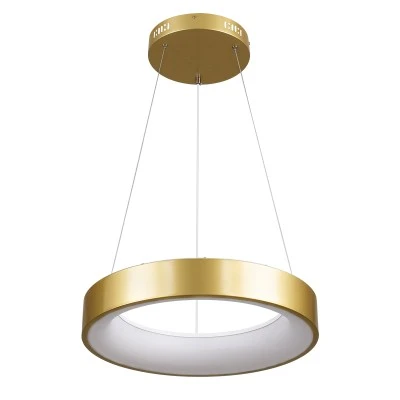 Κρεμαστή Πλαφονιέρα SALEM Δαχτυλίδι-Κύκλος LED CCT 75W 8625lm 120° AC 220-240V - Εναλλαγή Φωτισμού μέσω Τηλεχειριστηρίου All In One Dimmable Φ45cm - Χρυσό Σαμπανιζέ GloboStar® SALEM 61243 Κρεμαστή Πλαφονιέρα Οροφής Δαχτυλίδι-Κύκλος LED CCT 75W 8625lm 120° AC 220-240V - Εναλλαγή Φωτισμού μέσω Τηλεχειριστηρίου All In One Ψυχρό 6000k+Φυσικό 4500k+Θερμό 2700k Dimmable Φ45cm - Χρυσό Σαμπανιζέ - 3 Years Warranty