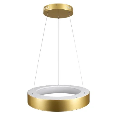 Κρεμαστή Πλαφονιέρα SALEM Δαχτυλίδι-Κύκλος LED CCT 75W 8625lm 120° AC 220-240V - Εναλλαγή Φωτισμού μέσω Τηλεχειριστηρίου All In One Dimmable Φ45cm - Χρυσό Σαμπανιζέ GloboStar® SALEM 61243 Κρεμαστή Πλαφονιέρα Οροφής Δαχτυλίδι-Κύκλος LED CCT 75W 8625lm 120° AC 220-240V - Εναλλαγή Φωτισμού μέσω Τηλεχειριστηρίου All In One Ψυχρό 6000k+Φυσικό 4500k+Θερμό 2700k Dimmable Φ45cm - Χρυσό Σαμπανιζέ - 3 Years Warranty
