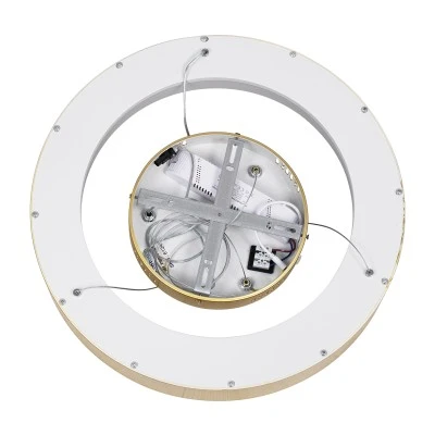 Κρεμαστή Πλαφονιέρα SALEM Δαχτυλίδι-Κύκλος LED CCT 75W 8625lm 120° AC 220-240V - Εναλλαγή Φωτισμού μέσω Τηλεχειριστηρίου All In One Dimmable Φ45cm - Χρυσό Σαμπανιζέ GloboStar® SALEM 61243 Κρεμαστή Πλαφονιέρα Οροφής Δαχτυλίδι-Κύκλος LED CCT 75W 8625lm 120° AC 220-240V - Εναλλαγή Φωτισμού μέσω Τηλεχειριστηρίου All In One Ψυχρό 6000k+Φυσικό 4500k+Θερμό 2700k Dimmable Φ45cm - Χρυσό Σαμπανιζέ - 3 Years Warranty