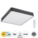 Πλαφονιέρα Οροφής LED KAMALA CCT 75W 8625lm 120° AC 220-240V - Εναλλαγή Φωτισμού μέσω Τηλεχειριστηρίου All In One - Μαύρο GloboStar® KAMALA 61208-S Πλαφονιέρα Οροφής LED CCT 75W 8625lm 120° AC 220-240V - Εναλλαγή Φωτισμού μέσω Τηλεχειριστηρίου All In One Ψυχρό 6000k+Φυσικό 4500k+Θερμό 2700k Dimmable Μ60 x Π60 x Υ8cm - Μαύρο - 3 Years Warranty