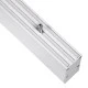GloboStar® FELIX 61029-S Γραμμικό Φωτιστικό Οροφής Linear LED CCT 54W 6500lm 120° AC 220-240V Μ120 x Π3.5 x Υ7cm - Εναλλαγή Φωτισμού μέσω Τηλεχειριστηρίου All In One Ψυχρό 6000k+Φυσικό 4500k+Θερμό 2700k Dimmable - Λευκό - 3 Years Warranty