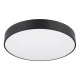 GloboStar® BURTON 61202-S Πλαφονιέρα Οροφής LED CCT 75W 8625lm 120° AC 220-240V - Εναλλαγή Φωτισμού μέσω Τηλεχειριστηρίου All In One Ψυχρό 6000k+Φυσικό 4500k+Θερμό 2700k Dimmable Φ60cm - Μαύρο - 3 Years Warranty