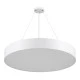 GloboStar® BURTON 61203-S Πλαφονιέρα Οροφής LED CCT 75W 8625lm 120° AC 220-240V - Εναλλαγή Φωτισμού μέσω Τηλεχειριστηρίου All In One Ψυχρό 6000k+Φυσικό 4500k+Θερμό 2700k Dimmable Φ60cm - Λευκό - 3 Years Warranty