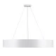 GloboStar® BURTON 61203-S Πλαφονιέρα Οροφής LED CCT 75W 8625lm 120° AC 220-240V - Εναλλαγή Φωτισμού μέσω Τηλεχειριστηρίου All In One Ψυχρό 6000k+Φυσικό 4500k+Θερμό 2700k Dimmable Φ60cm - Λευκό - 3 Years Warranty