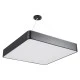 Πλαφονιέρα Οροφής LED KAMALA CCT 75W 8625lm 120° AC 220-240V - Εναλλαγή Φωτισμού μέσω Τηλεχειριστηρίου All In One - Μαύρο GloboStar® KAMALA 61208-S Πλαφονιέρα Οροφής LED CCT 75W 8625lm 120° AC 220-240V - Εναλλαγή Φωτισμού μέσω Τηλεχειριστηρίου All In One Ψυχρό 6000k+Φυσικό 4500k+Θερμό 2700k Dimmable Μ60 x Π60 x Υ8cm - Μαύρο - 3 Years Warranty