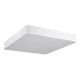 GloboStar® KAMALA 61209-S Πλαφονιέρα Οροφής LED CCT 75W 8625lm 120° AC 220-240V - Εναλλαγή Φωτισμού μέσω Τηλεχειριστηρίου All In One Ψυχρό 6000k+Φυσικό 4500k+Θερμό 2700k Dimmable Μ60 x Π60 x Υ8cm - Λευκό - 3 Years Warranty