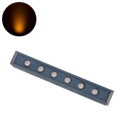 LED γραμμικό ντιμαριζόμενο φωτιστικό αρχιτεκτονικού φωτισμού Ultra Θερμό Λευκό 2200K WASHERMARGO 30cm 6W BRIDGELUX SMD 630lm 24V DC IP65 δέσμη 30°