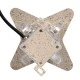 Μοντέρνο επιτοίχιο φωτιστικό LED kelvo® WALLLIGHT-CINA 10W 1100lm IP65 θερμό λευκό 2700K με CREE COB chip μπεζ 18.5x18.5x8.5cm 90658